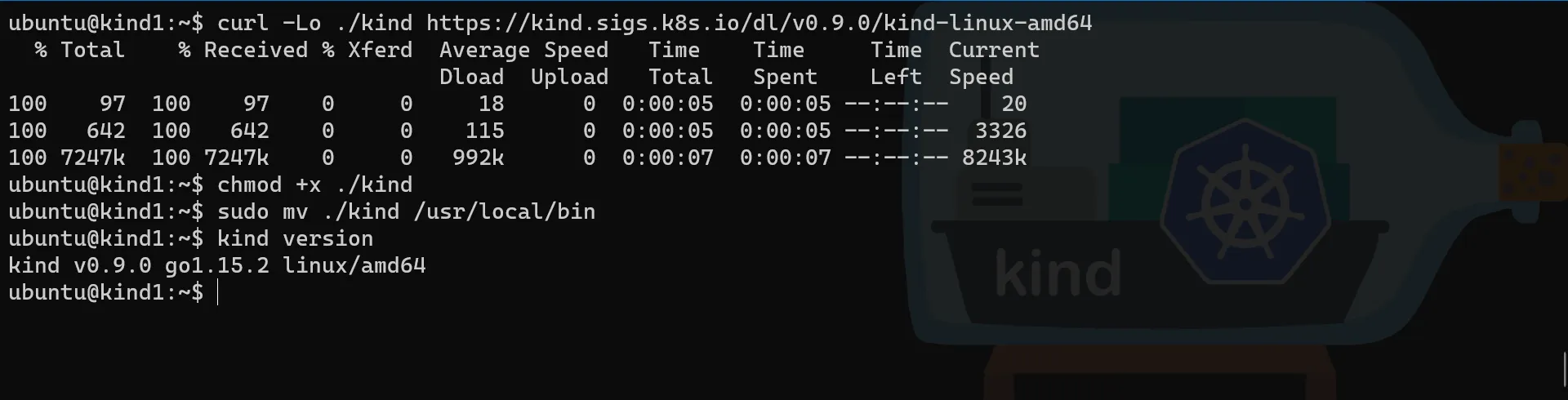 Multipass Kind install