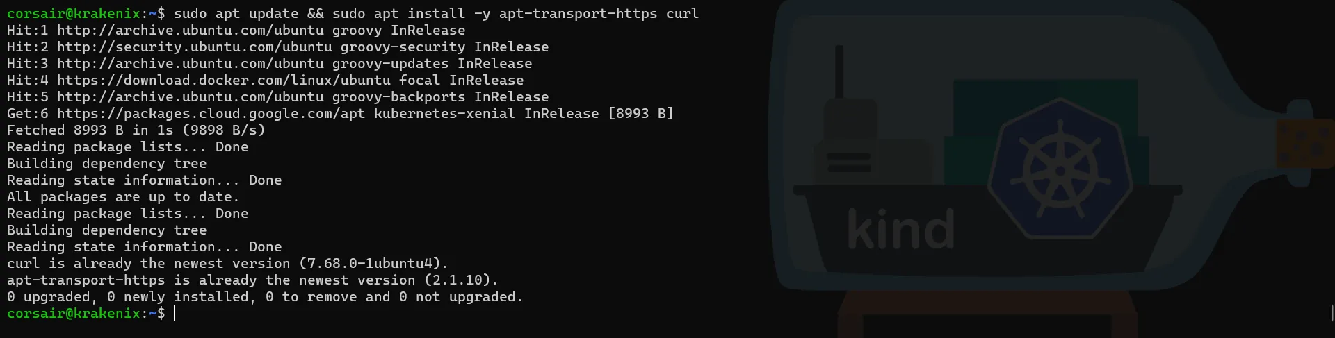 WSL2 kubeadm dependencies install