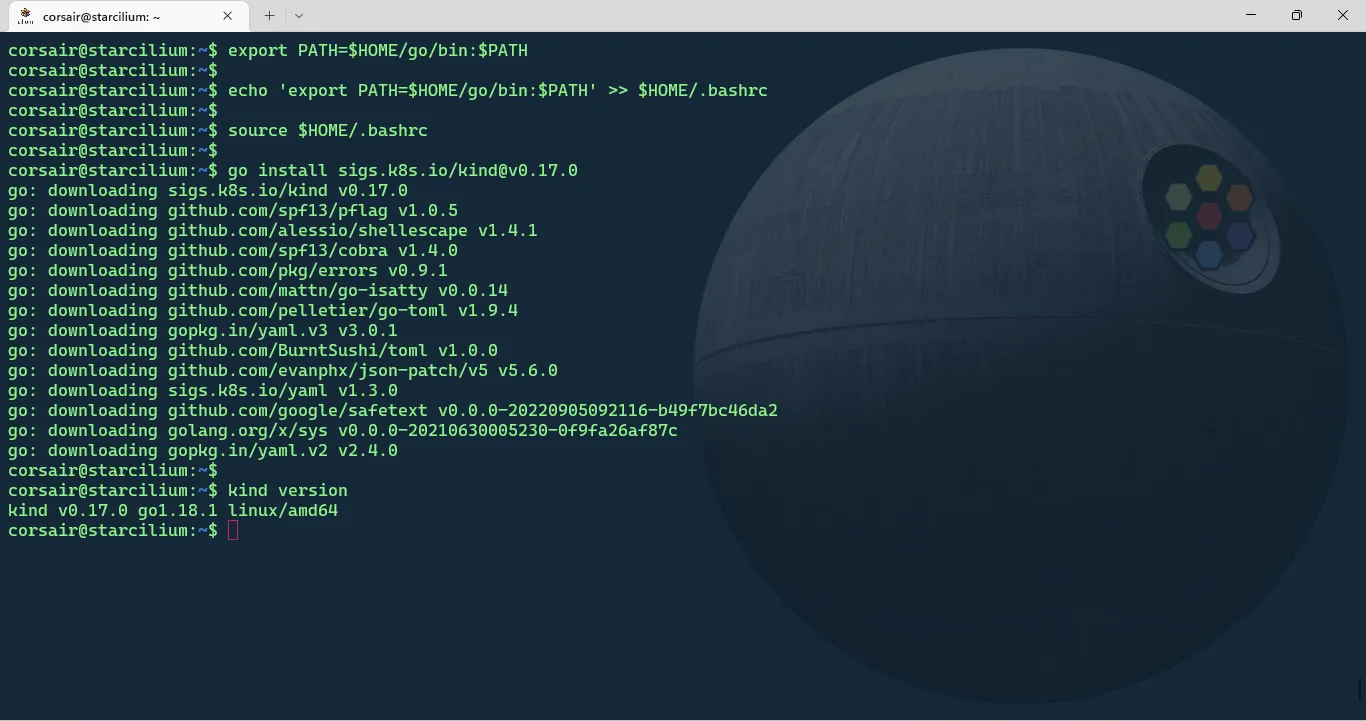 WSL: Install KinD