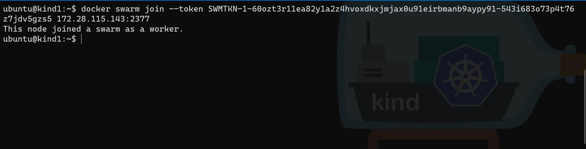 Multipass VM docker join